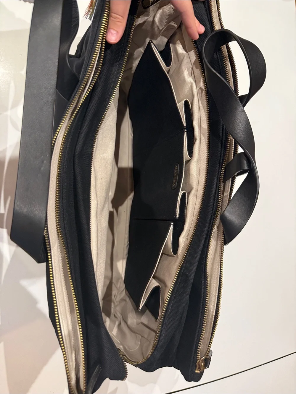 Black Canvas Weekender Canvas Bag - Sleek Carryall